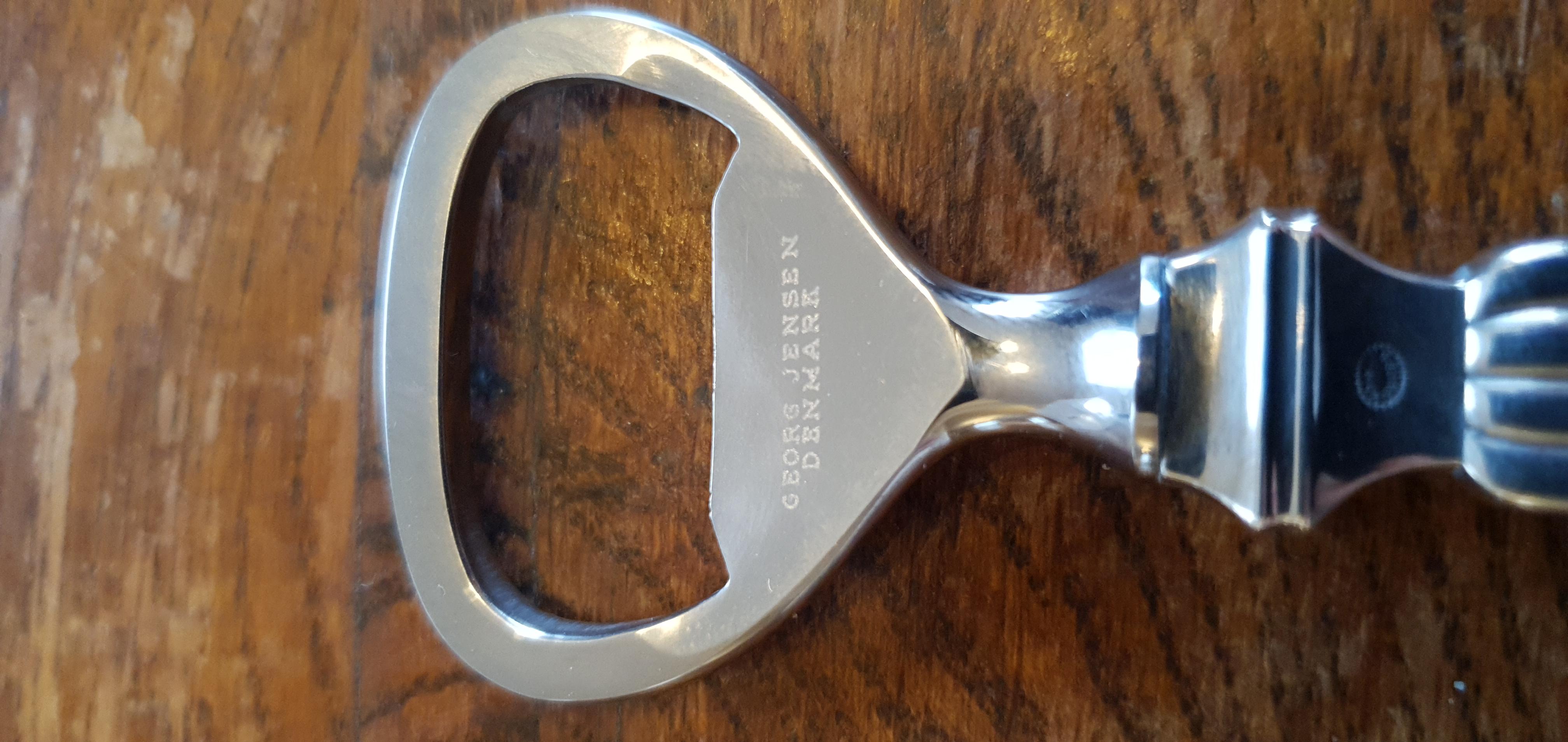Georg Jensen Bernadotte Abrebotellas de Plata de Ley 272 en venta 1