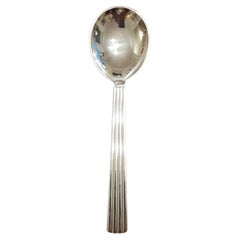 Georg Jensen Bernadotte Cuchara para mermelada de plata de ley 163
