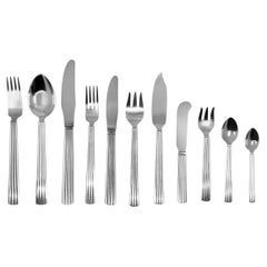 Georg Jensen Bernadotte Servizio di posate in argento per 6 persone
