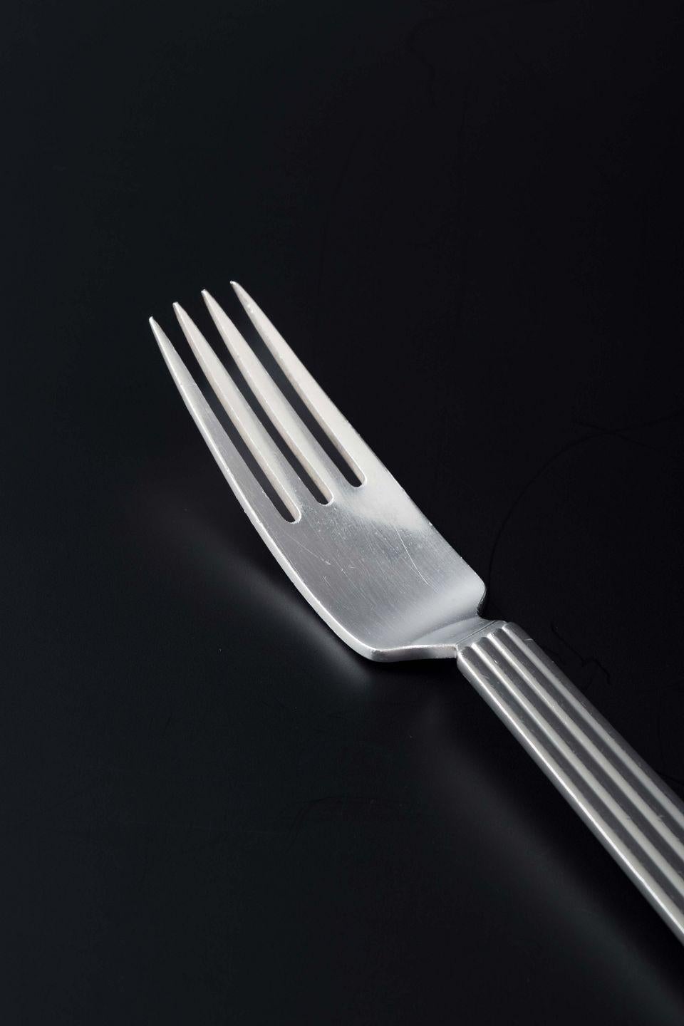 Danish Georg Jensen, Bernadotte.Sterling silver dinner fork For Sale