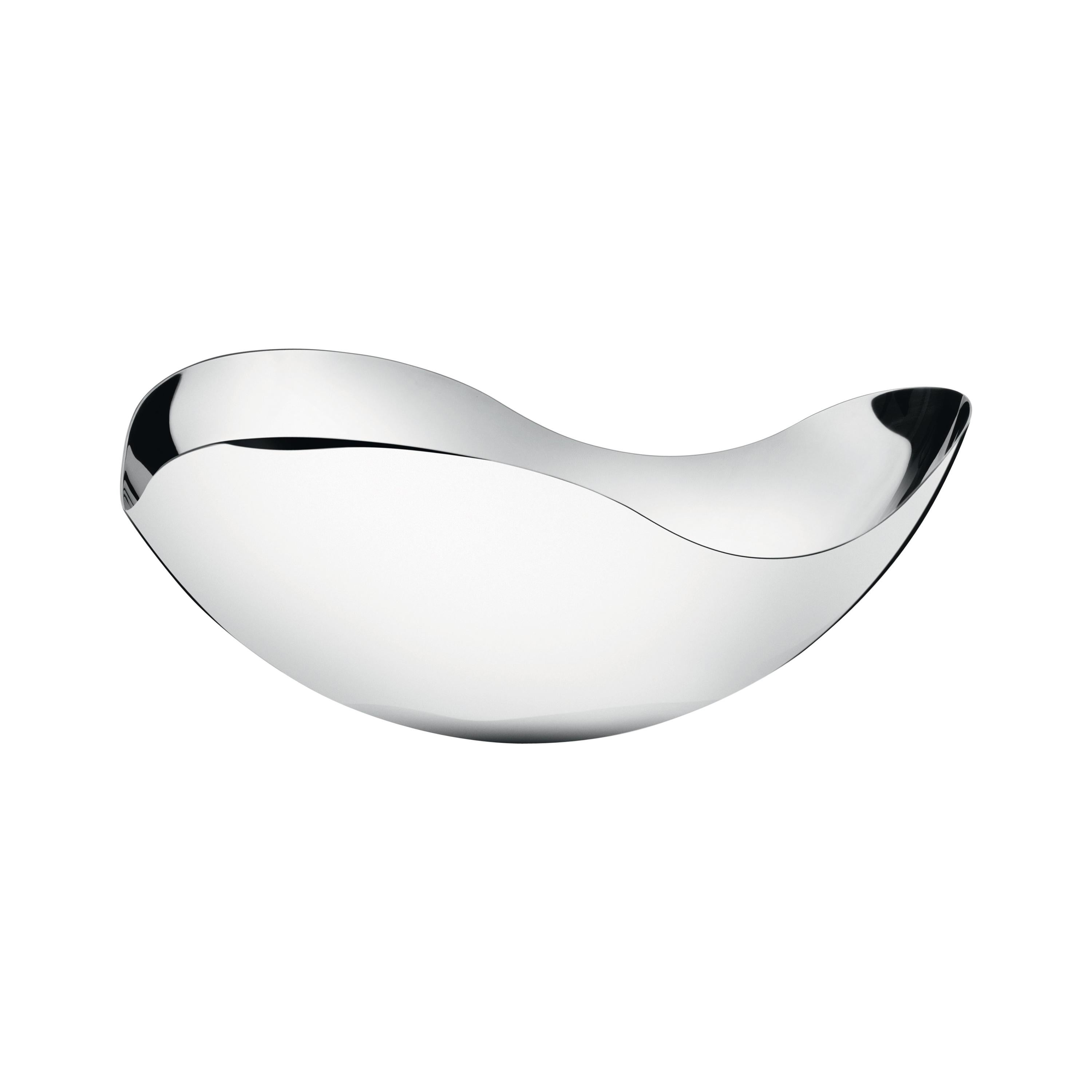 Georg Jensen Bloom Small Bowl Stainless Steel Mirror by Helle Damkjaer For  Sale at 1stDibs