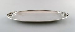 Georg Jensen "Blossom" Large Bread Tray in Sterling Silver