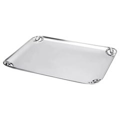 Georg Jensen Blossom Sterling Silver Large Square Tray 2D