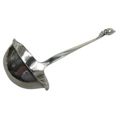 Georg Jensen Blossom Sterling Silver Soup Ladle