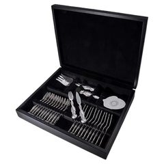 Georg Jensen Boxed Fish Sterling Silver Service 55