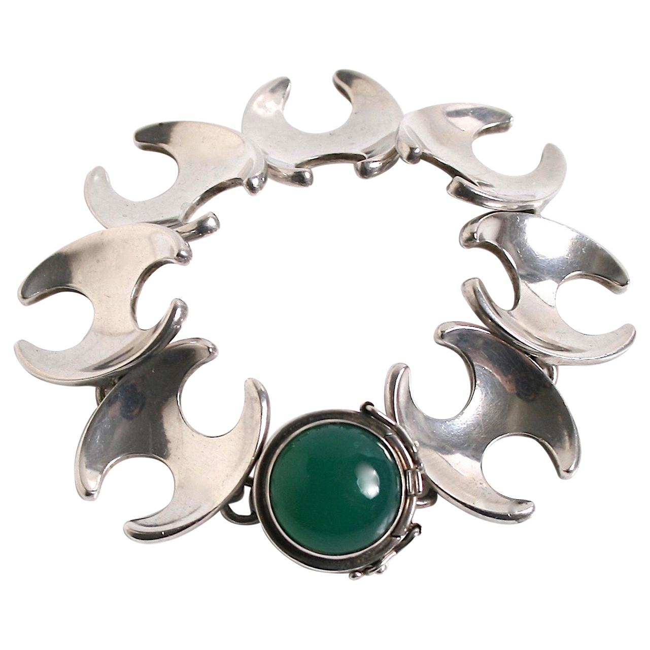 Georg Jensen Bracelet Designed by Henning Koppel, Denmark For Sale