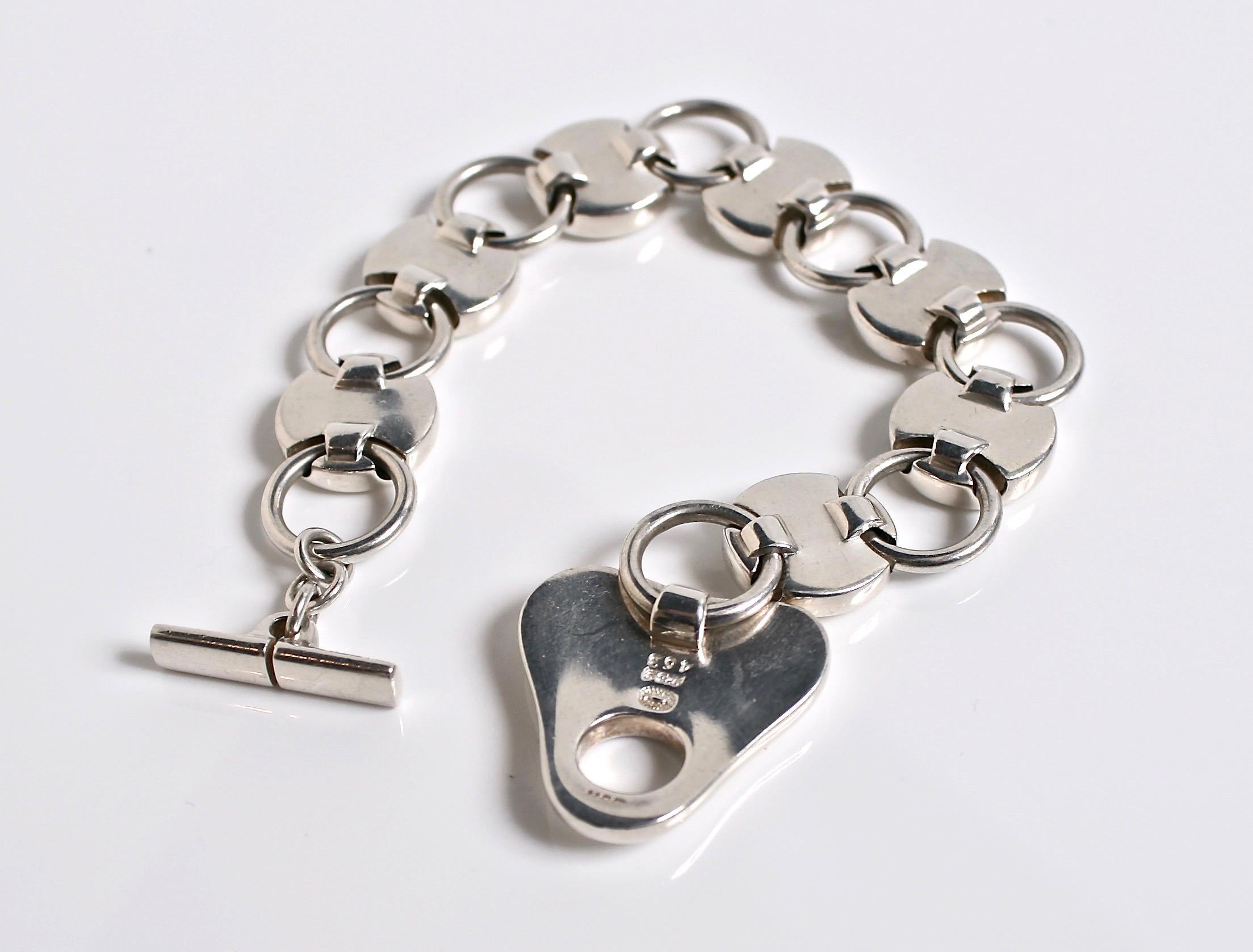 Georg Jensen Bracelet Designed by Regitz Overgaard, Denmark In Good Condition In London, GB