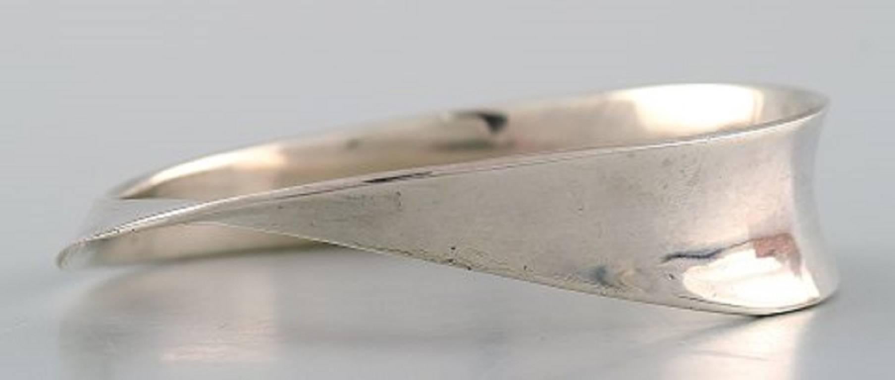 Modern Georg Jensen Bracelet, Vivianna Torun Bülow-Hübe Sterling Silver