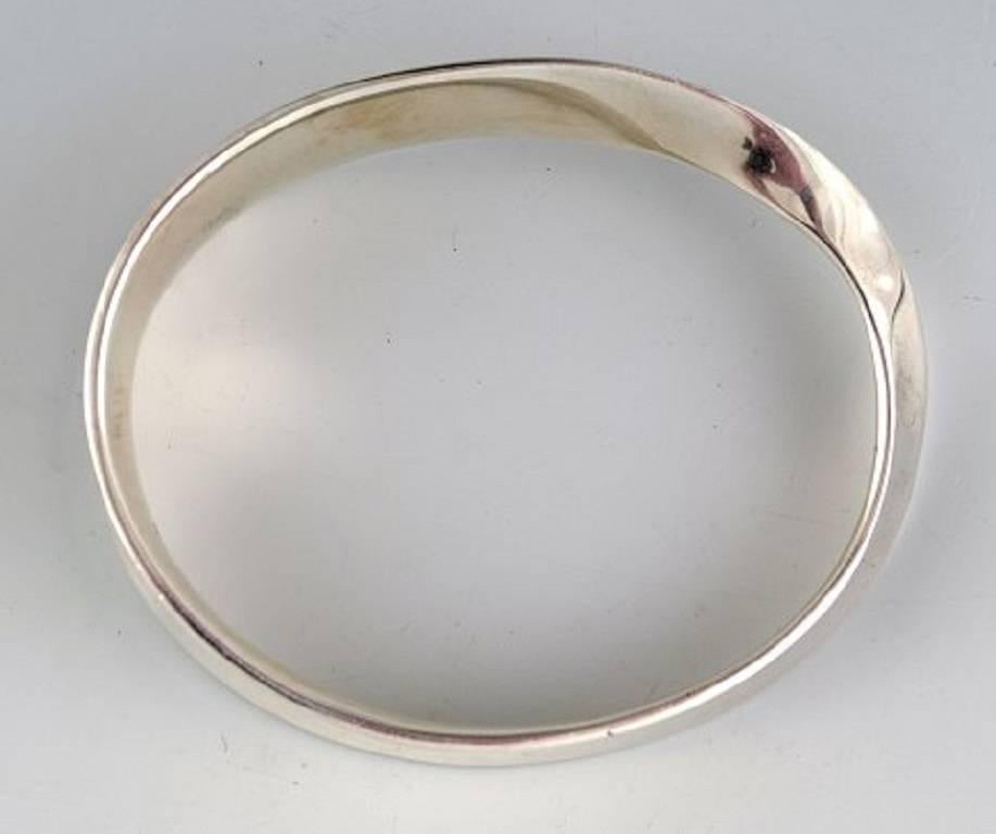 Georg Jensen Bracelet, Vivianna Torun Bülow-Hübe Sterling Silver In Excellent Condition In bronshoj, DK
