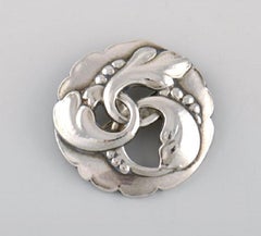 Georg Jensen Brooch in Sterling Silver