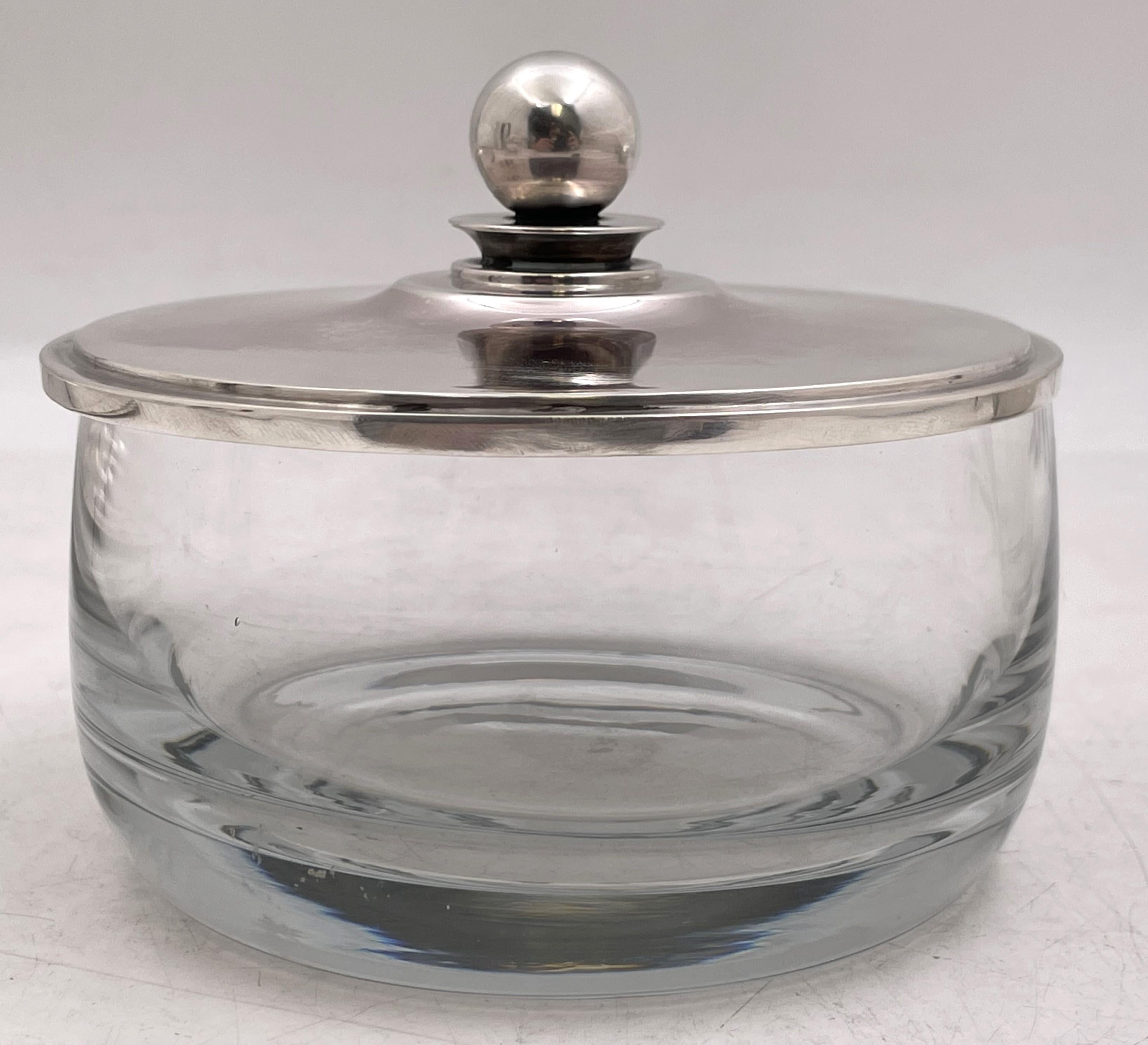 Georg Jensen by H. Nielsen Juego de café de 5 piezas de plata de ley con diseño piramidal en venta 5