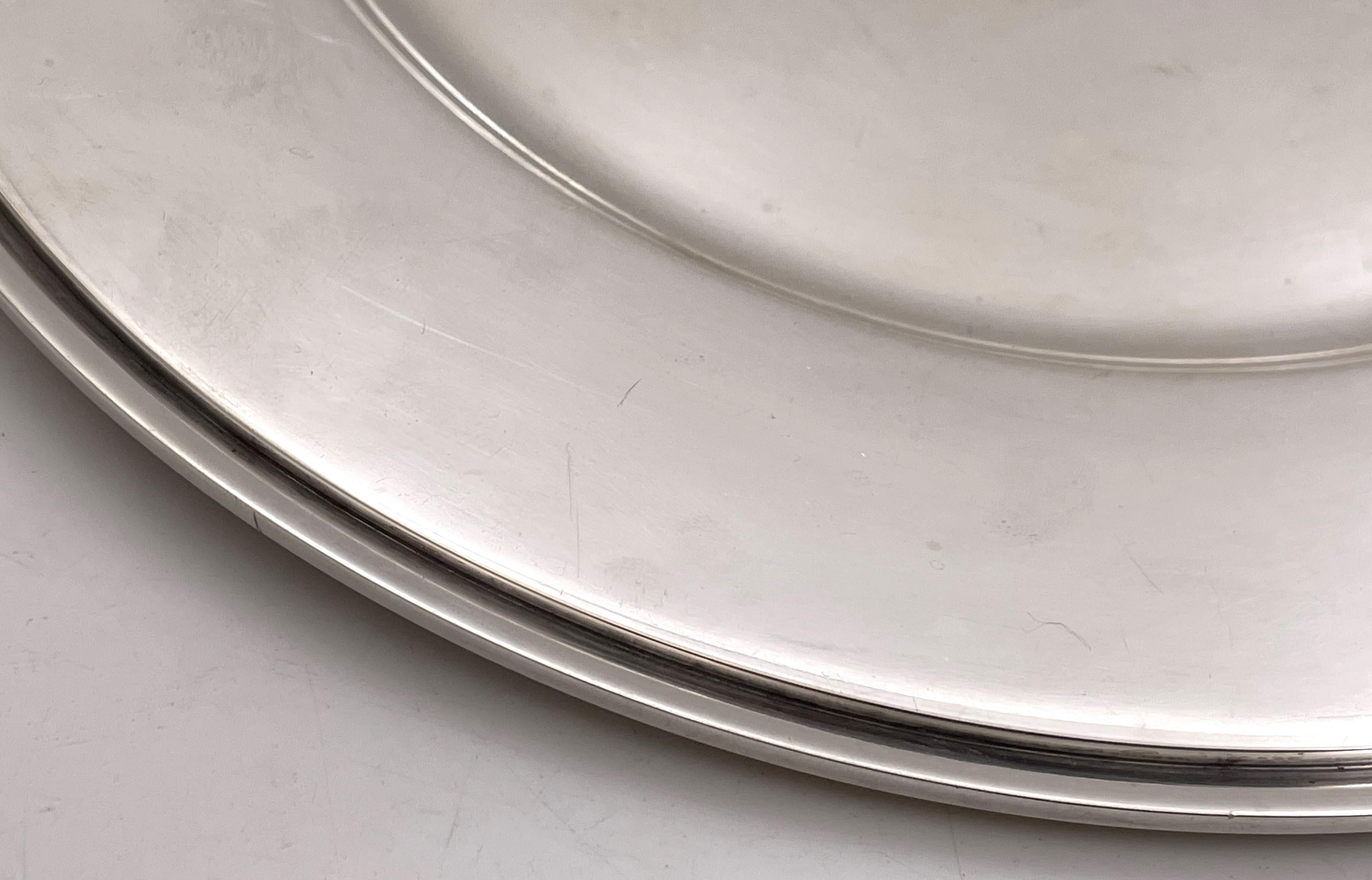Georg Jensen by H. Nielsen Juego de café de 5 piezas de plata de ley con diseño piramidal Silver en venta