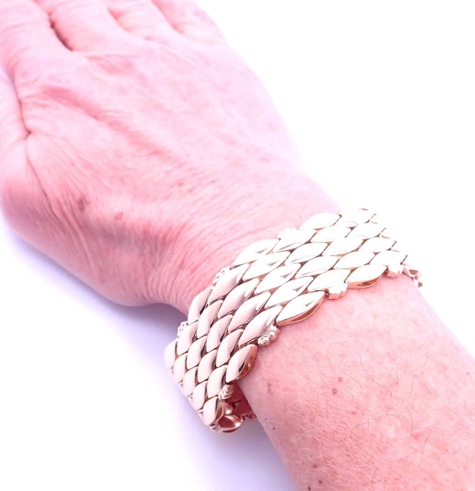 Georg Jensen by Harald Nielsen Gelbgold breites A Link Armband 5
