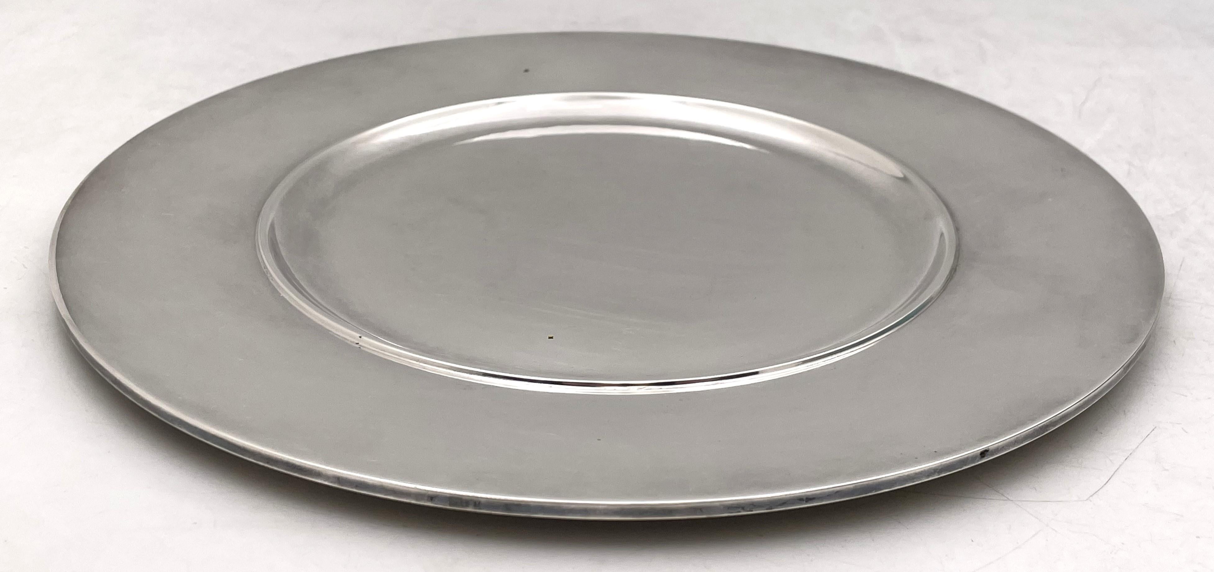 Danish Georg Jensen by J. Rohde Sterling Silver Plate/ Charger #587C Art Deco 1930s