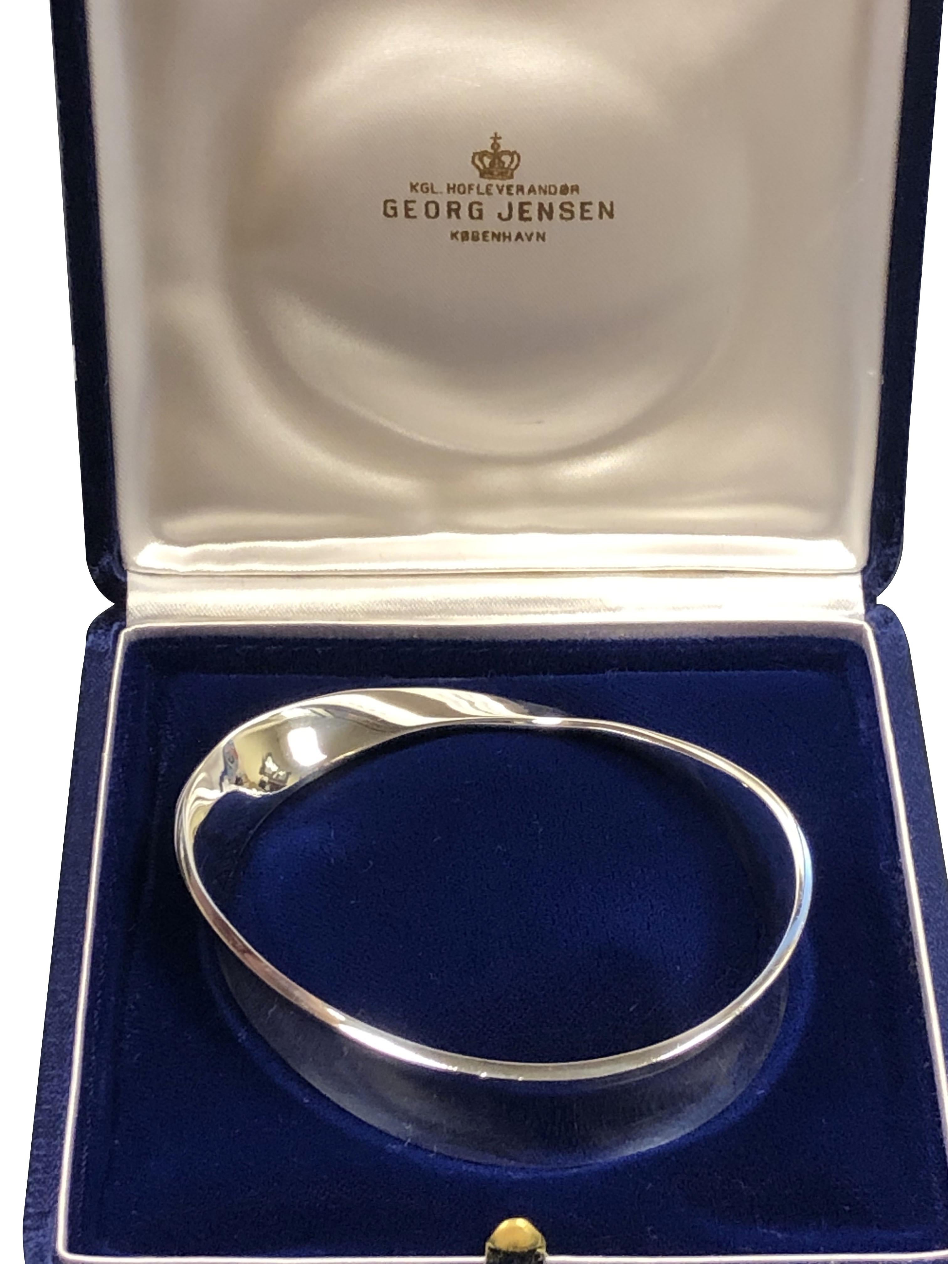 Georg Jensen by Torun Armreif aus Sterlingsilber aus der Mitte des Jahrhunderts 1