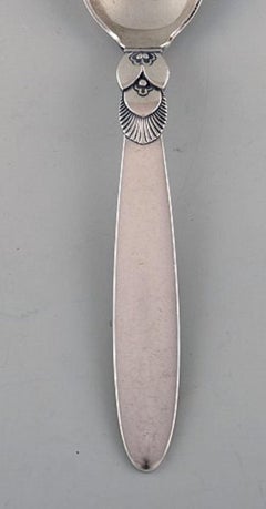 Georg Jensen "Cactus" Children's Set in Sterling Silver, Spoon and Fork
