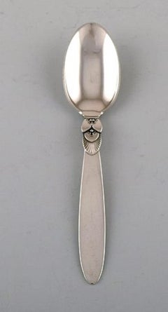 Georg Jensen "Cactus" Cutlery, Six Large Teaspoons in Sterling Silver