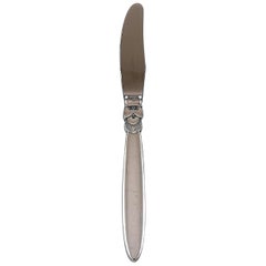 Georg Jensen "Cactus" Dinner Knife in Sterling Silver and Stainless Steel