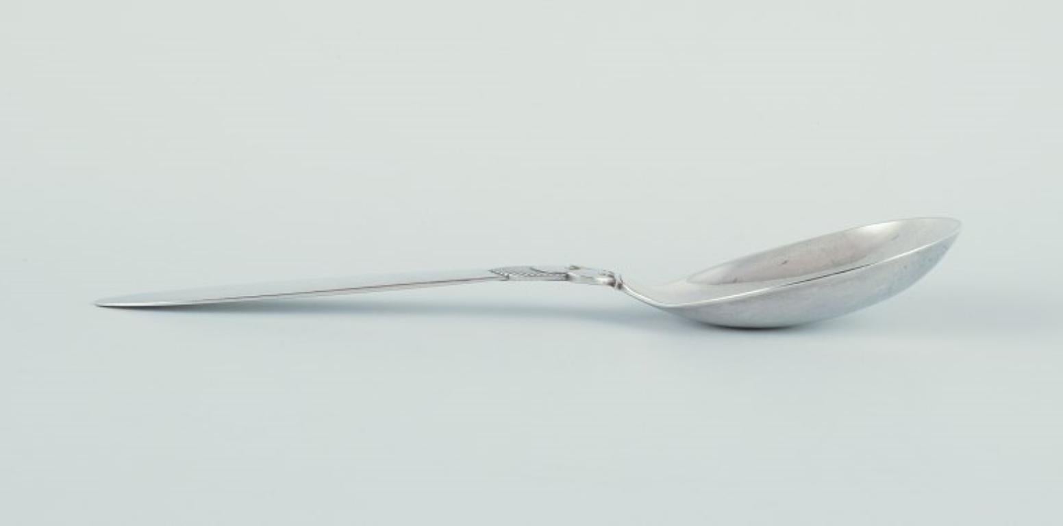 Georg Jensen Cactus. Large serving spoon in sterling silver.
Hallmarked after 1944.
In perfect condition.
Dimensions: Length 22.5 cm.