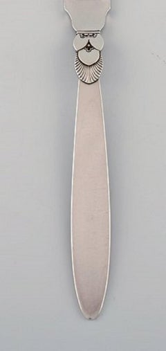 Georg Jensen Cactus Meat Fork in Sterling Silver, Designer Gundorph Albertus