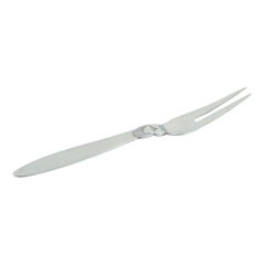 Cactus di Georg Jensen. Forchetta da carne in argento sterling.