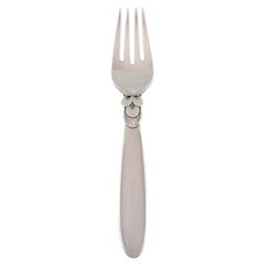 Georg Jensen Cactus Salad Fork in Sterling Silver Georg Jensen Cactus Salad Fork in Sterling Silver