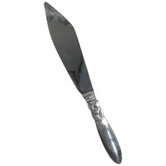 Georg Jensen Cactus Sterling Silver Cake Knife No 196