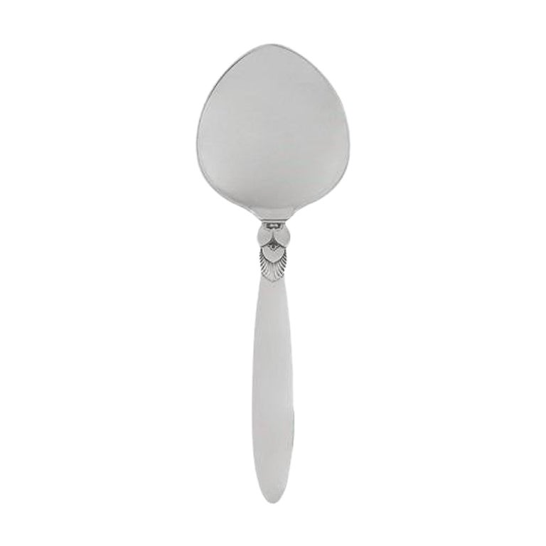Georg Jensen Serveur à canapés en argent Cactus 207