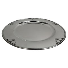 Georg Jensen Cactus Sterling Silver Dinner Plate Charger