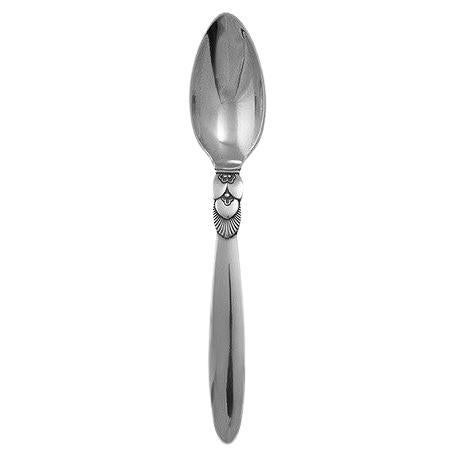 Cuillère à pamplemousse élancée en argent sterling Cactus de Georg Jensen 074