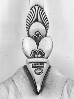 Georg Jensen Cactus Sterling Silver Gravy Ladle Handle 153