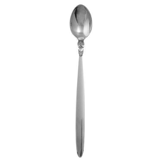 Georg Jensen Cactus Sterling Silver Iced Tea Spoon 078 For Sale