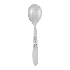 Cuillère à salade Cactus en argent sterling Georg Jensen, Taille Medium 133