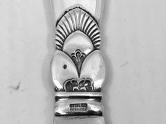 Georg Jensen Cactus Sterling Silver Server with Steel 206