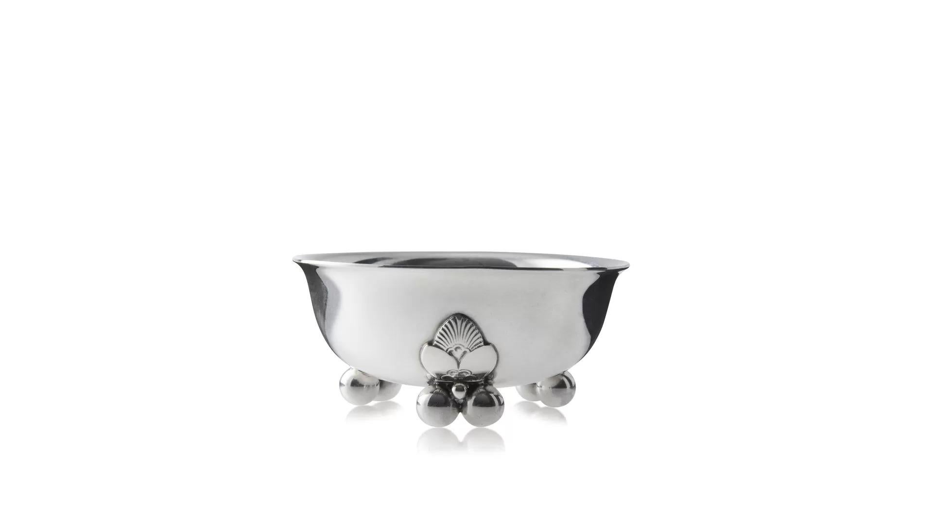 Danese Georg Jensen Cactus in argento sterling, colino per il tè su supporto 646A in vendita