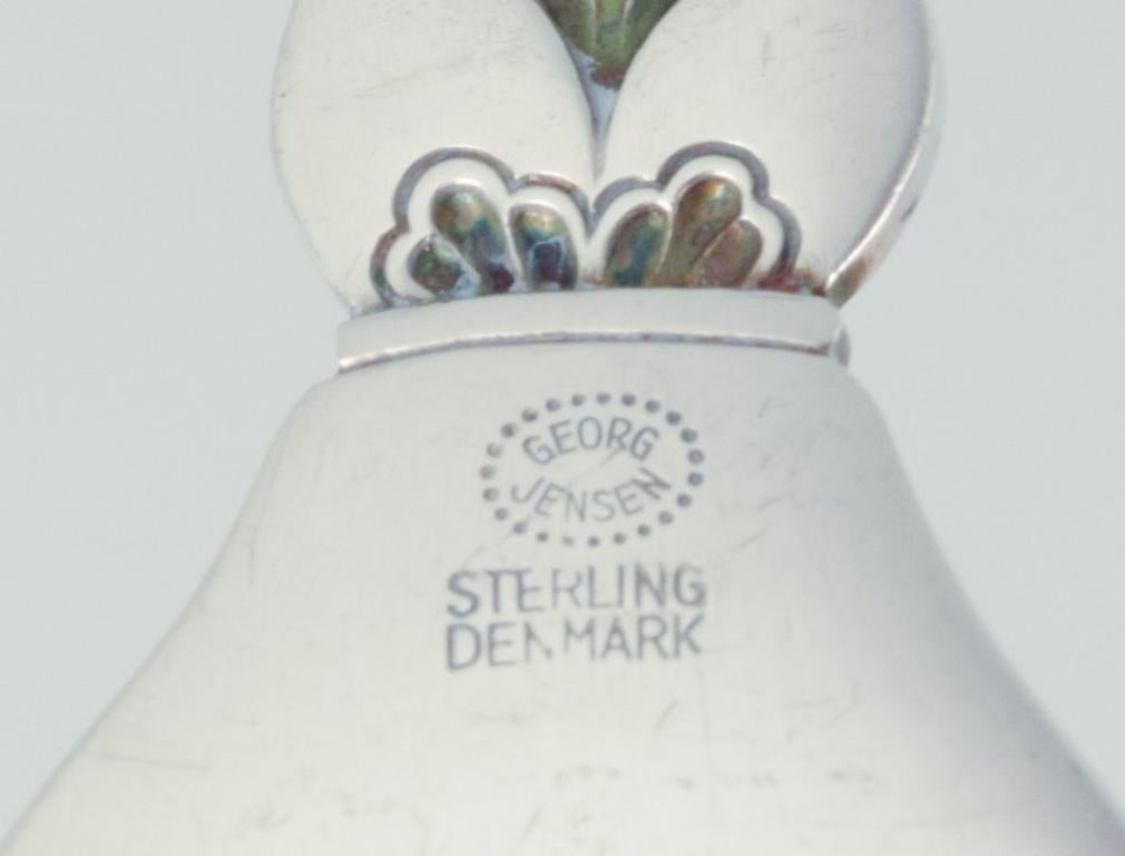 Georg Jensen Cactus. Two dinner forks in sterling silver.  In Excellent Condition In Copenhagen, DK