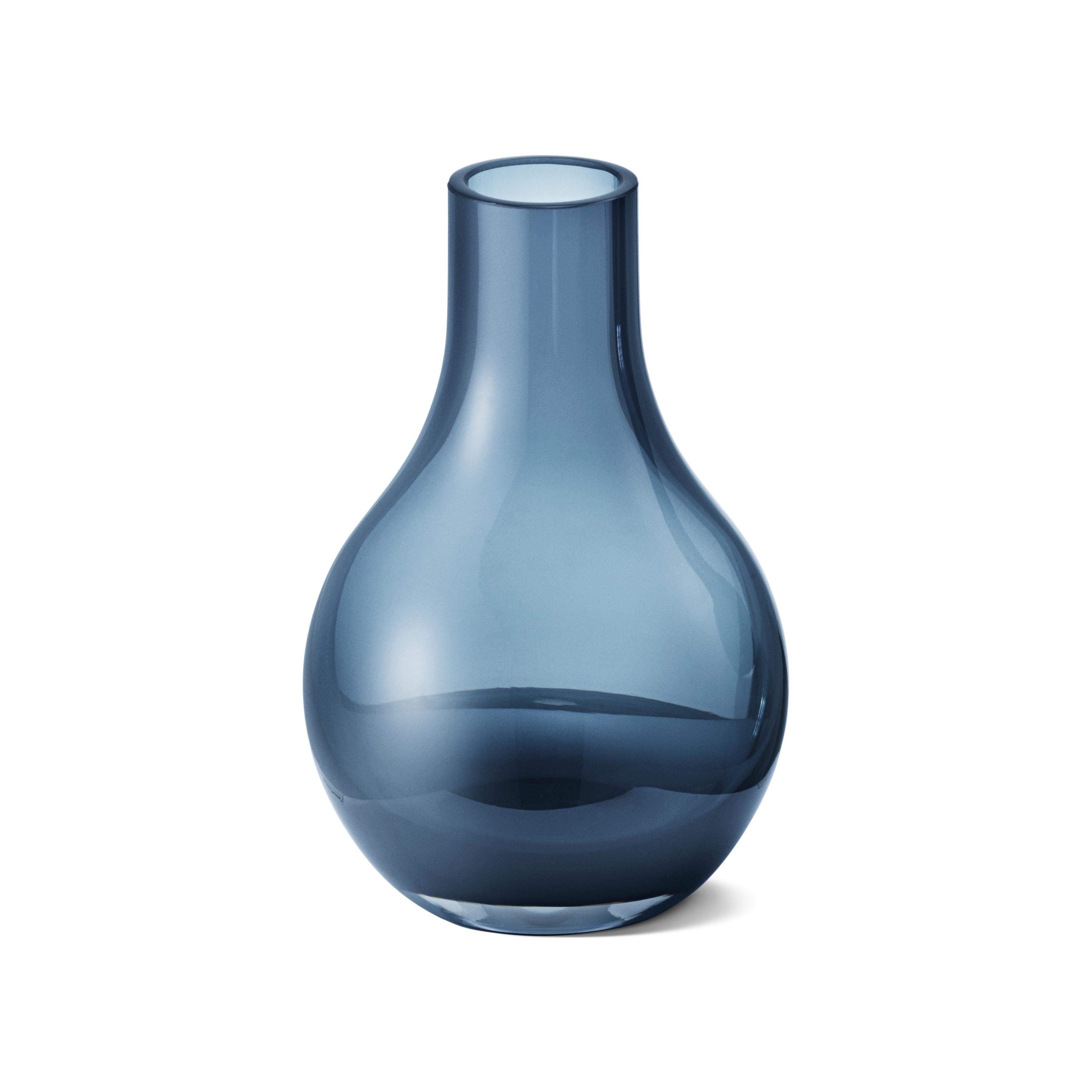 Modern Georg Jensen Cafu Extra Small Vase in Glass by Holmbäck Nordentoft