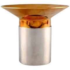 Vintage Georg Jensen Candleholder for Tealights in Sterling Silver Number 1344