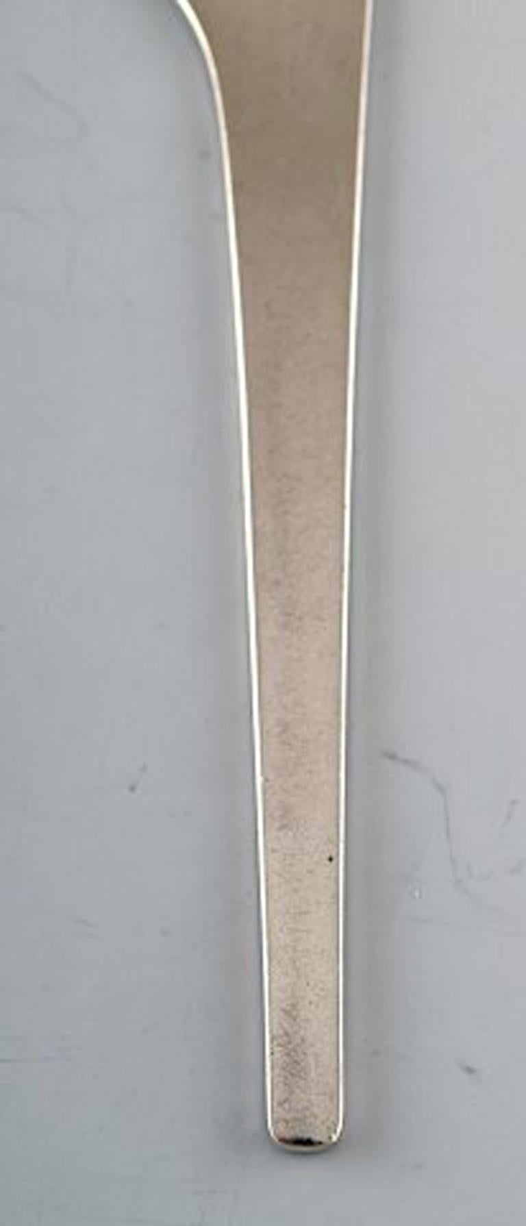 Scandinavian Modern Georg Jensen Caravel Butter Knife in Sterling Silver, All Silver