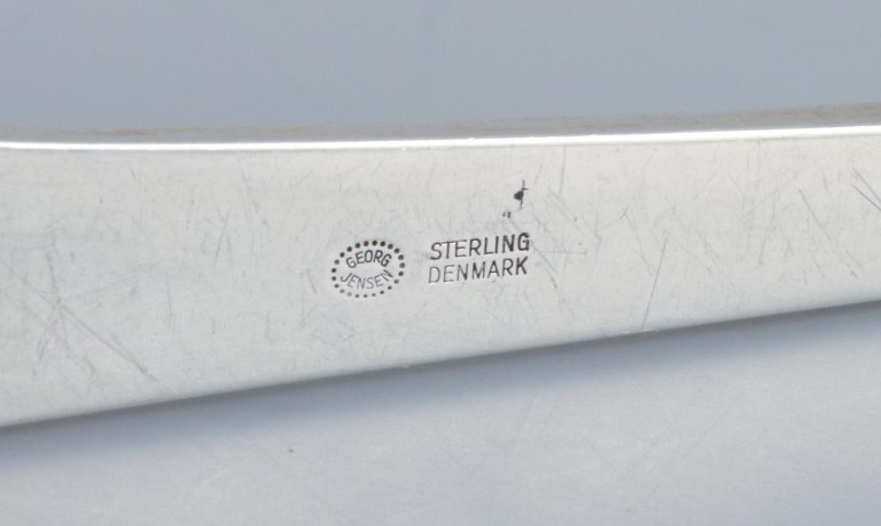 Danish Georg Jensen, Caravel, butter knife in sterling silver. Modernist design. For Sale