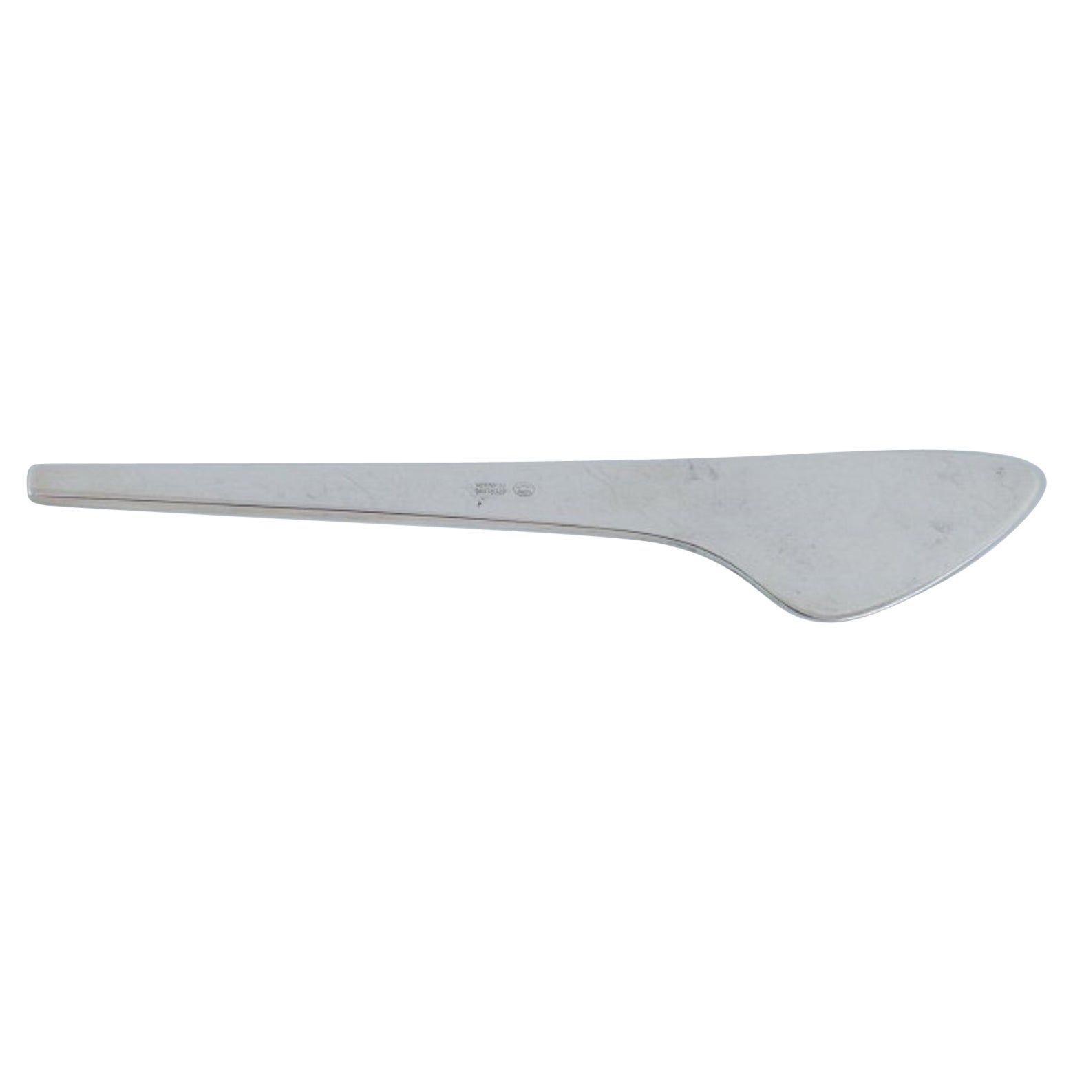 Caravel, Buttermesser aus Sterlingsilber von Georg Jensen. Modernistisches Design.