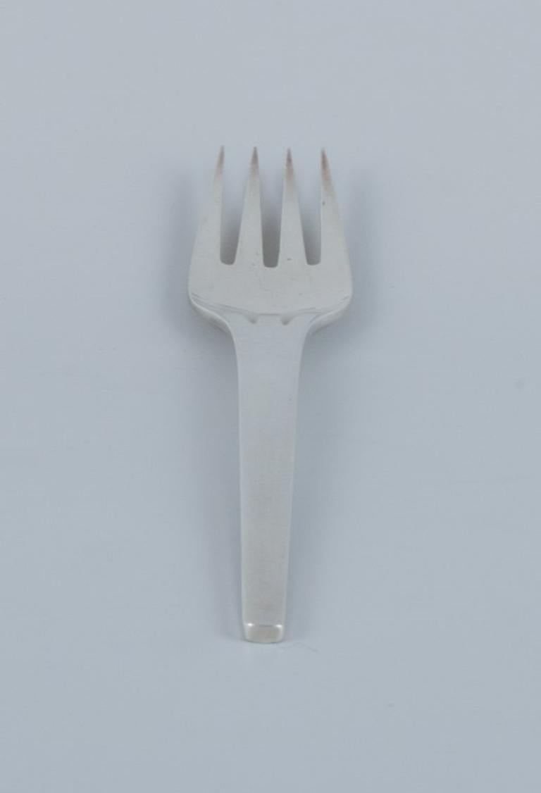 Scandinavian Modern Georg Jensen, Caravel, dinner fork in sterling silver. 1960s For Sale
