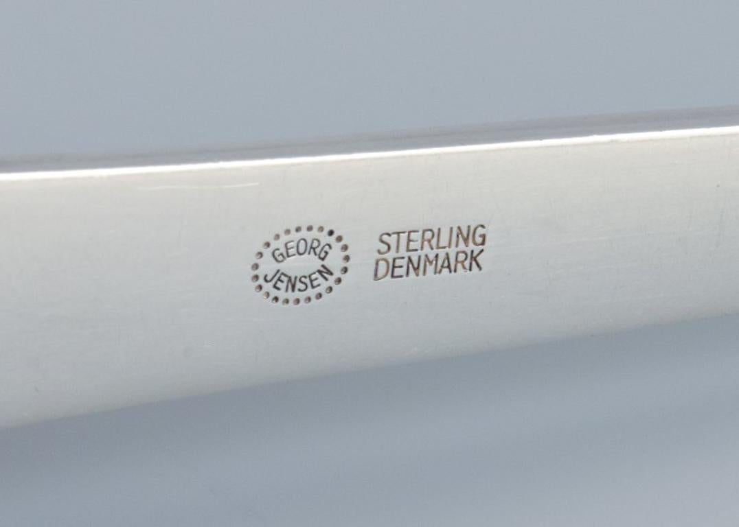 Danish Georg Jensen, Caravel, dinner fork in sterling silver. 1960s For Sale