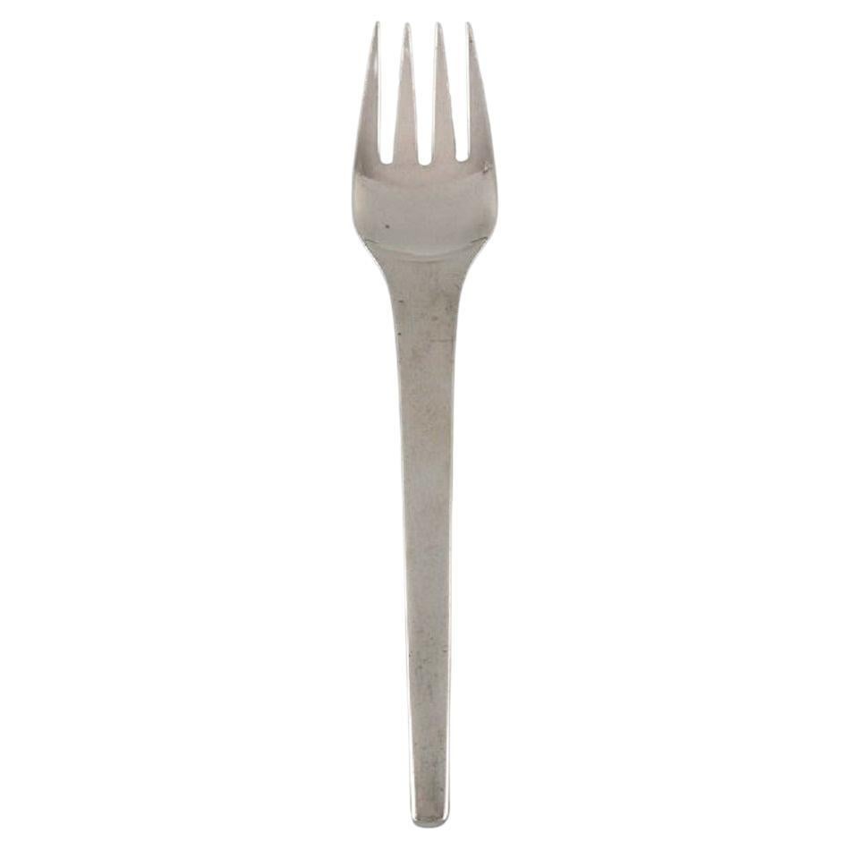 Georg Jensen Caravel Dinner Fork in Sterling Silver. Three Forks Available For Sale