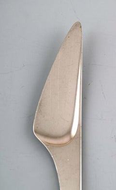 Georg Jensen Fischmesser mit Karaffen aus Sterlingsilber. 8 Stück