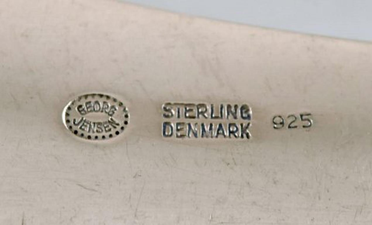 Danish Georg Jensen Caravel fish knife in sterling silver. 8 pcs 