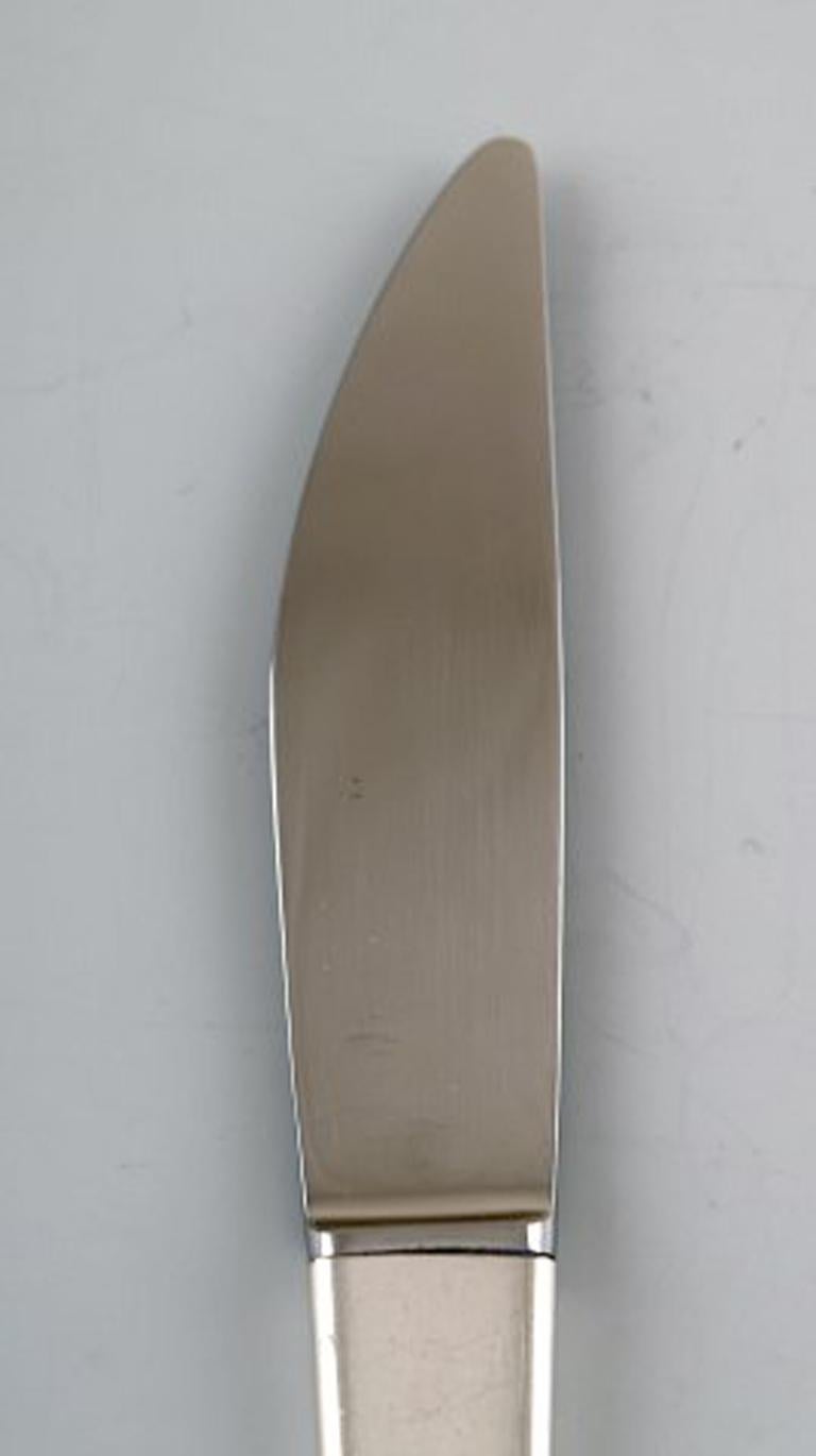 Scandinavian Modern Georg Jensen Caravel Lunch Knife in Sterling Silver For Sale