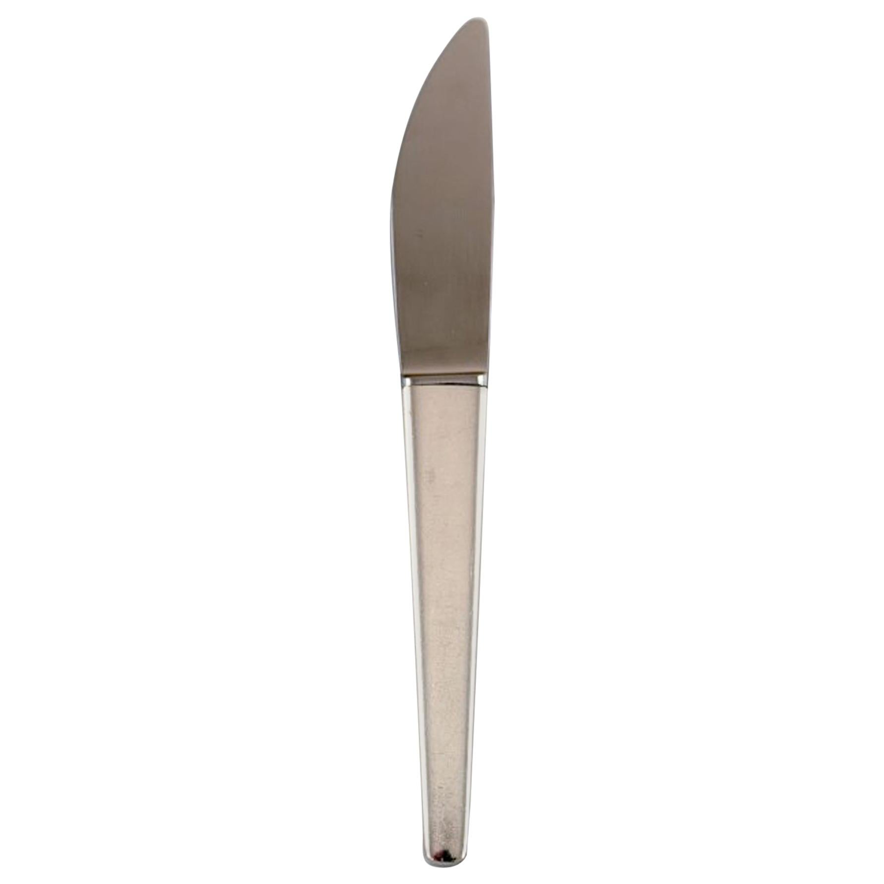 Georg Jensen Caravel Lunch Knife in Sterling Silver For Sale