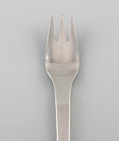 Georg Jensen Caravel Pastry Fork in Sterling Silver, 13 Forks Available
