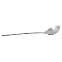 Georg Jensen, Caravel, cucchiaio da portata in argento sterling. Design modernista